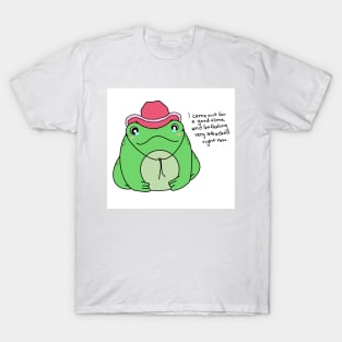 frog cowboy but sad T-Shirt